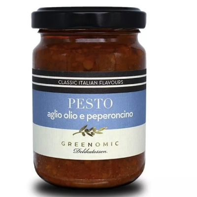 PESTO AGLIO OLIO AND PEPERONCINO