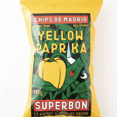 Yellow Paprika Crisps 135g - Superbon