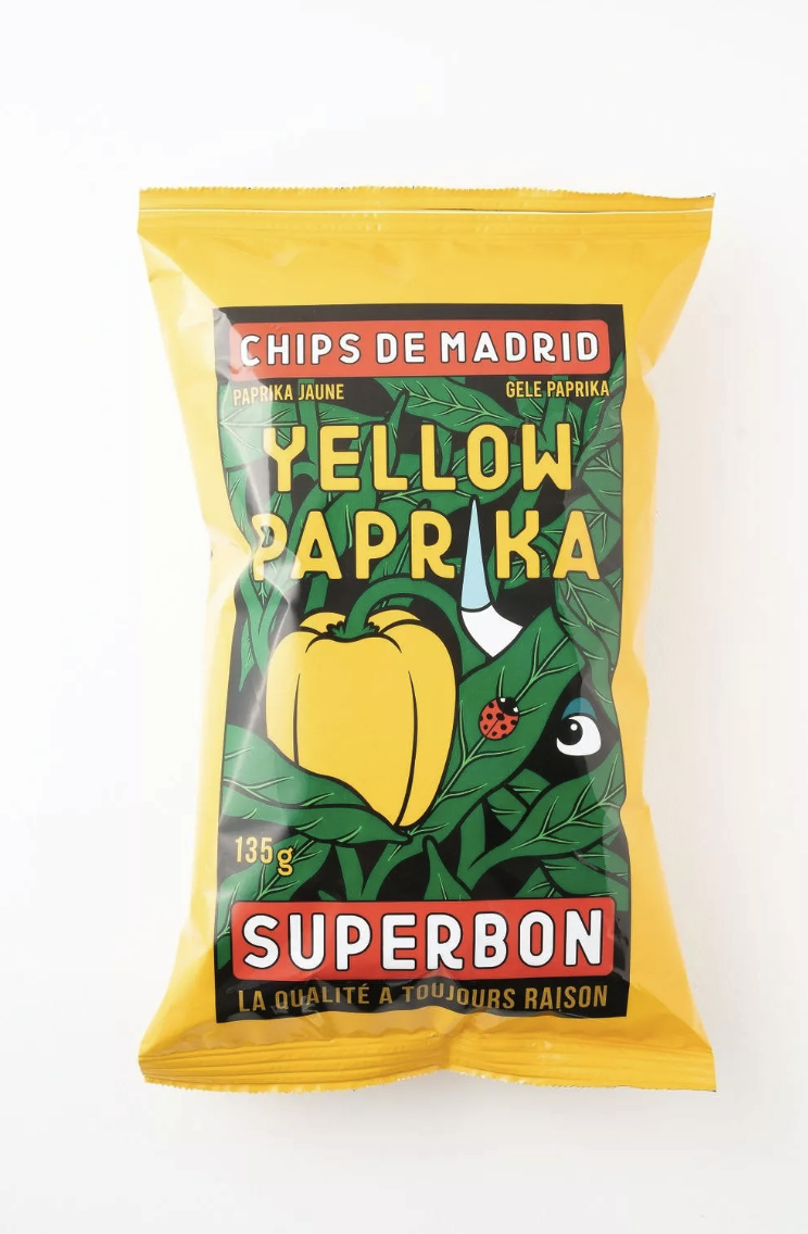 Yellow Paprika Crisps 135g - Superbon