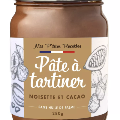 Hazelnoot- en cacaopasta 280g my little recipes