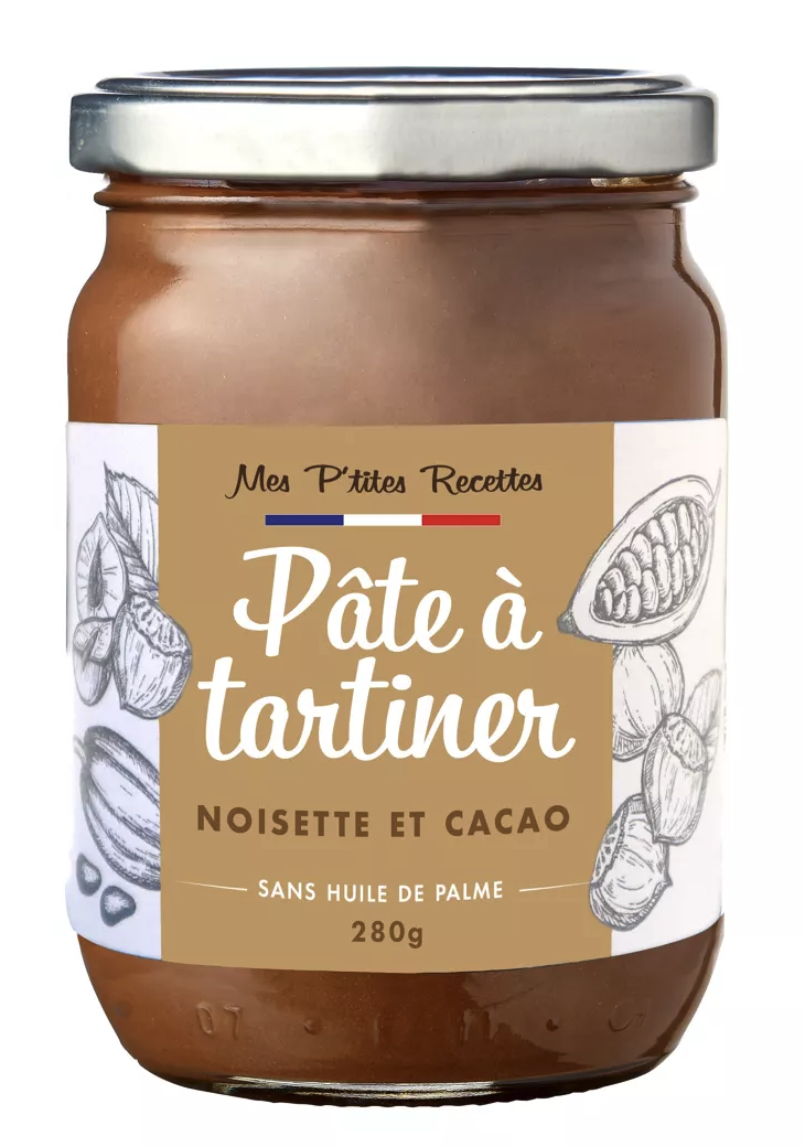 Hazelnoot- en cacaopasta 280g my little recipes