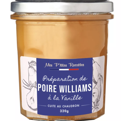 Confituur van Williamsperen met vanille- 320G - MY LITTLE RECIPES