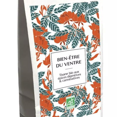 Biologische Kruideninfusie voor Buikcomfort – 20 composteerbare zakjes