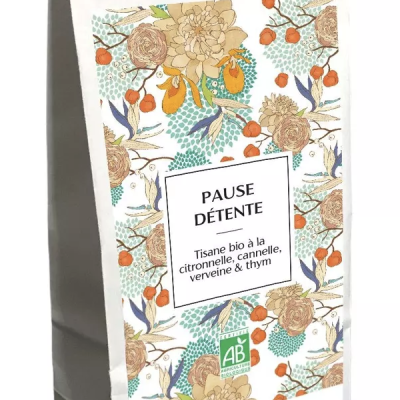 Biologische Kruideninfusie Pause Détente – 20 composteerbare zakjes