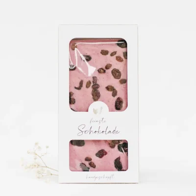 Witte chocolade met açaí & powerberries