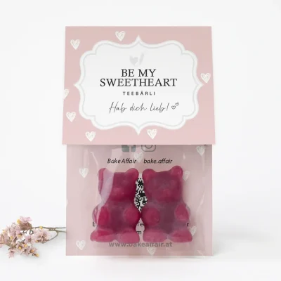 Thee-beertjes met zwarte bes & kers